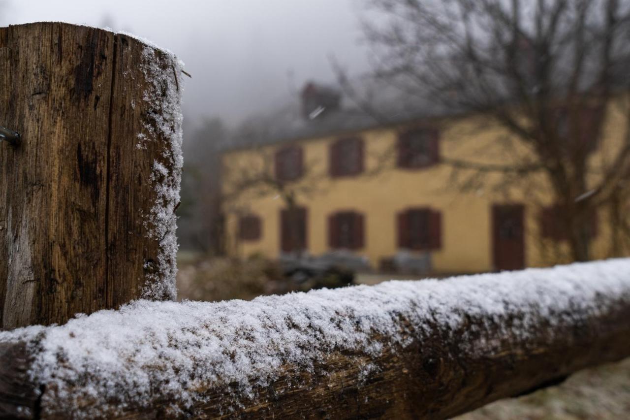 Gite Auberge Les Cascades La Mongie Exterior foto